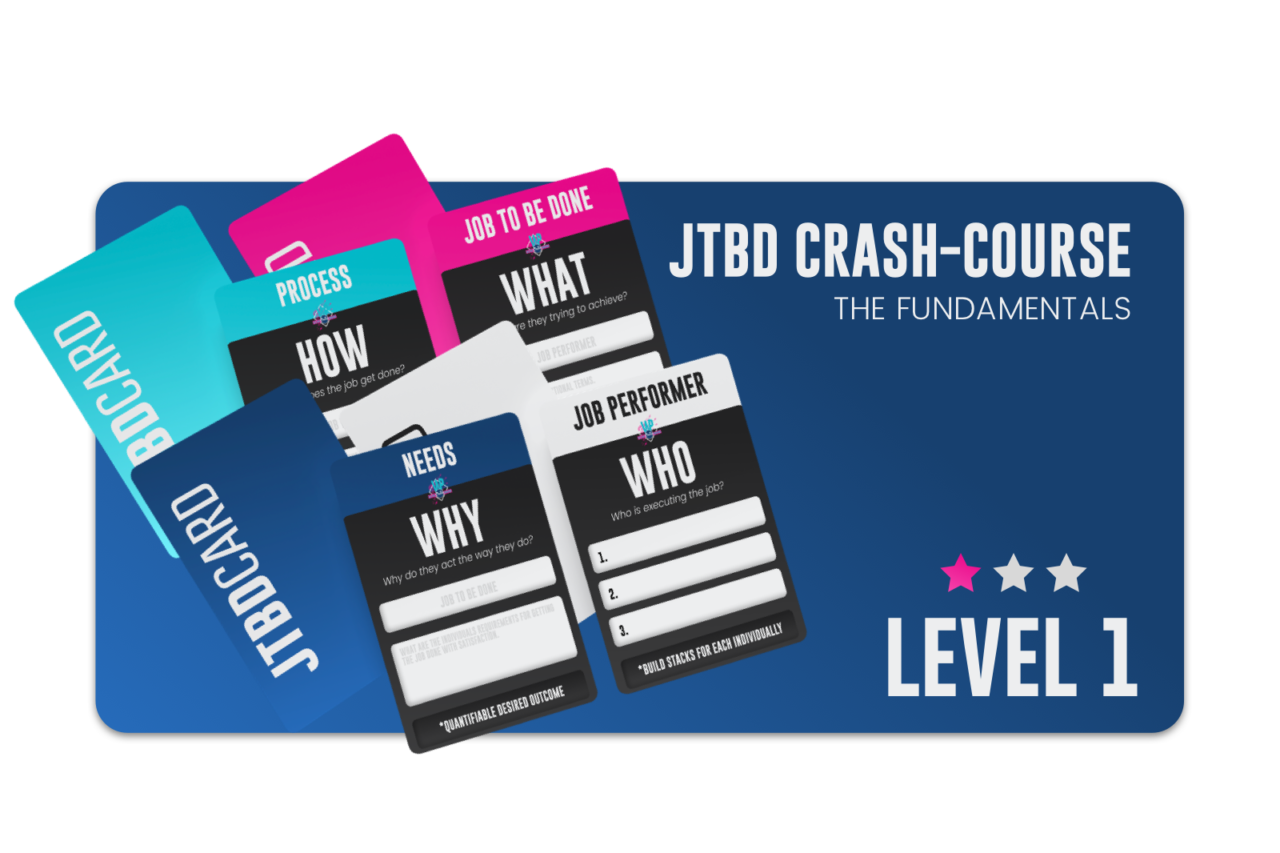 JTBD course cover