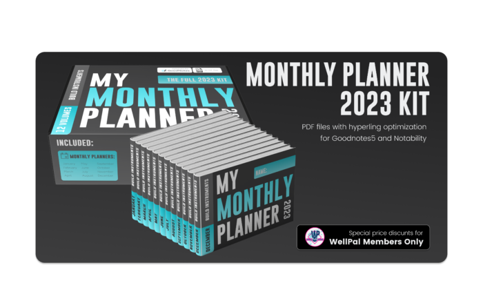 Product Card - Monthly Planner 2023