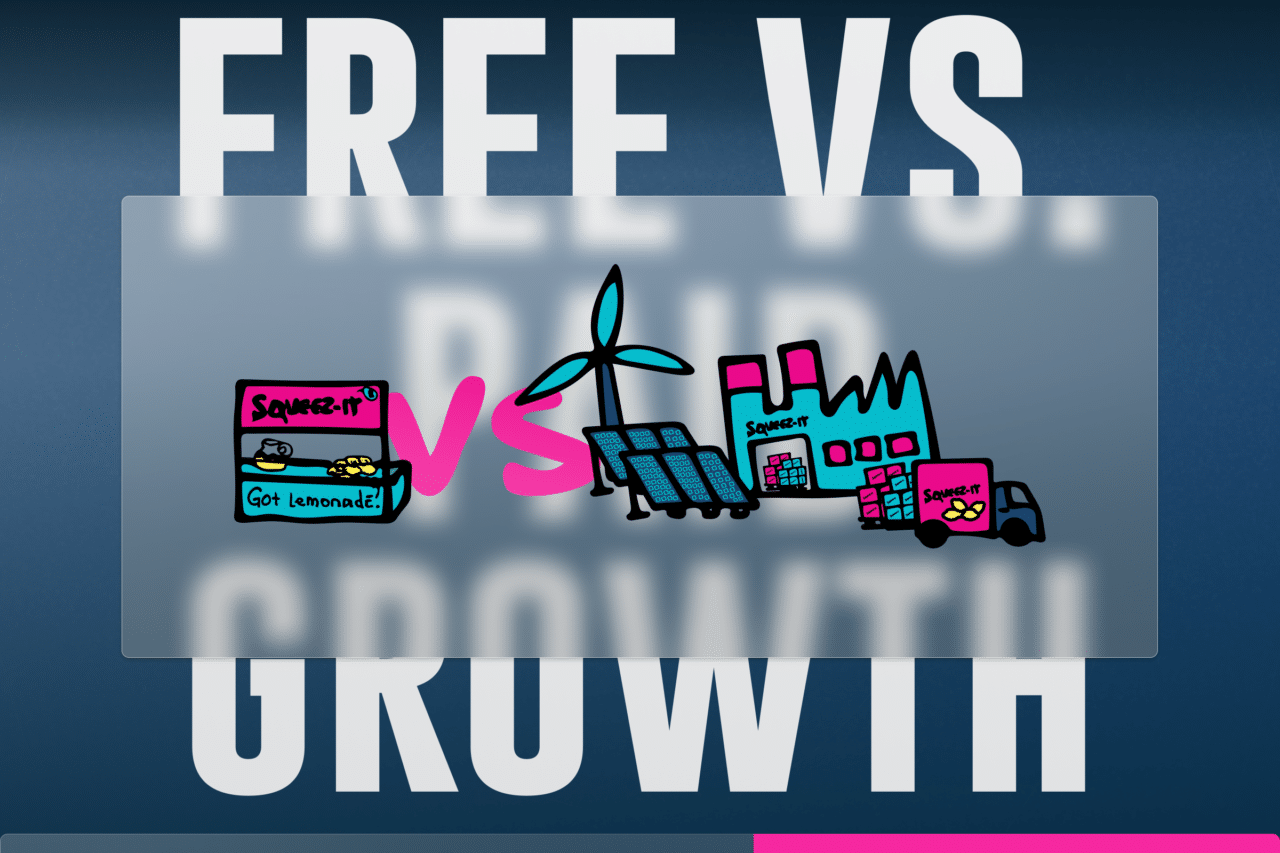 Featured Image Cover - Free vs Paid growth